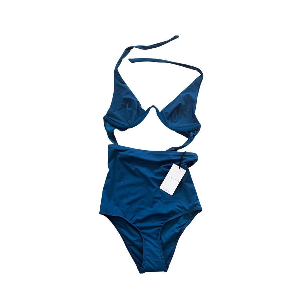 NWT Ephemera Wrap One Piece Swimsuit Size 4 - Picture 4 of 8